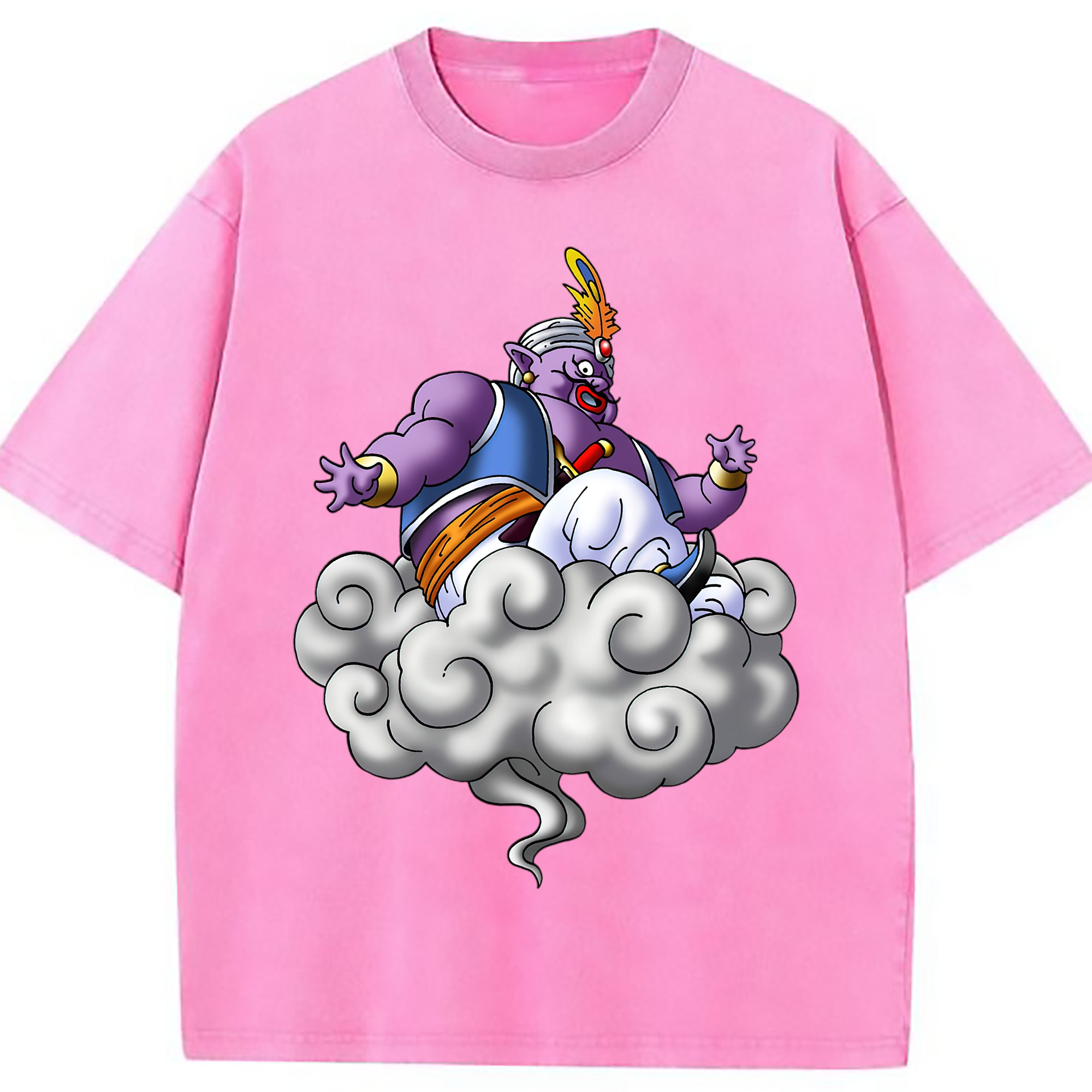 （画像用） ドラゴンクエスト Doragon Kuesuto Dragon Quest 綿100% ヴィンテージ風 半袖Tシャツ（フロントプリント）